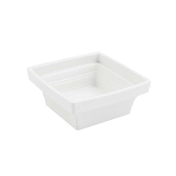 Bon Chef Americana Square Bowl 1Qt 5 1/2"L X 5 1/2"W X 2 1/4"Deep 53109WHITE - main